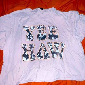 cropped shirt from palmetto moon size small